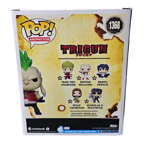 Funko Pop Animation Trigun Descartes 1368 Super Anime Week Gamestop Exclusive - Picture 3 of 5